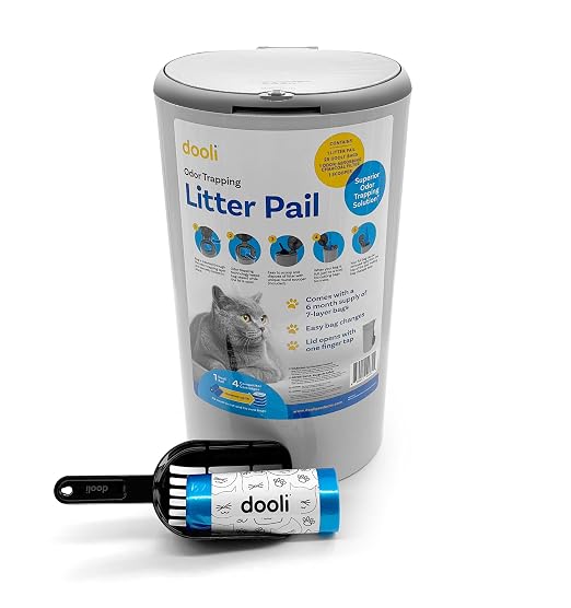 Odor Trapping Litter Pail – Odorless Cat Litter Pail by dooli