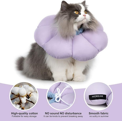 Cat Cone Collar, Cute Waterproof Cat Recovery Collar, Anti-Bite Lick Wound - Image 3