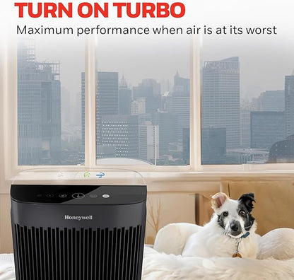 Honeywell HEPA Air Purifier for Home, 938 Ft² Rooms in 1 Hour, Turbo Clean - Image 4