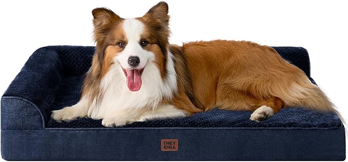 EHEYCIGA XL Dog Bed Memory Foam by EHEYCIGA