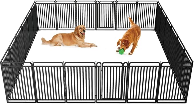 New Thickened Version Dog Playpen, 40 Inch Dog Fences by XDPET