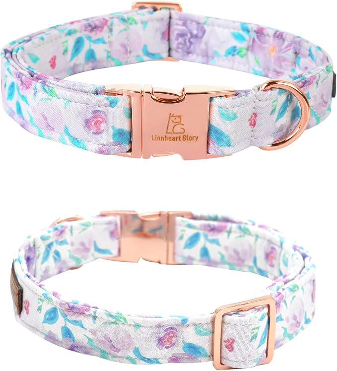 Lionheart glory Purple Dog Collar, Adjustable Dog Collar - Image 4