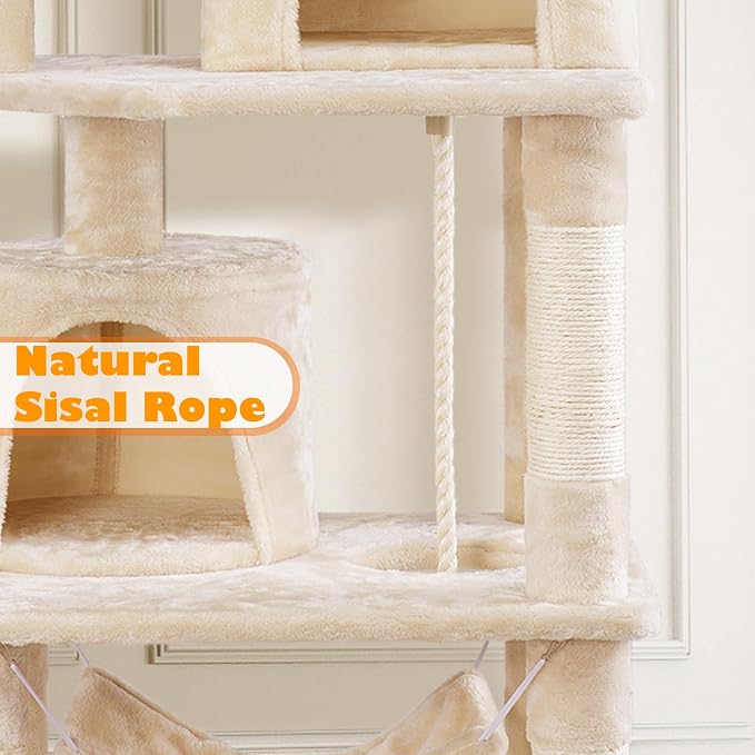 Topeakmart 62.2 inches Cat Tree - Image 5