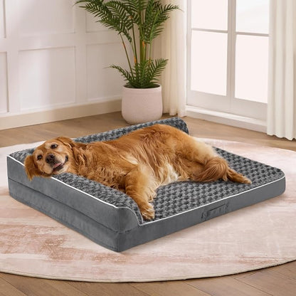 Dog Bed Large Sized Dogs, XXL Orthopedic Dog Bed by Aeroluxe