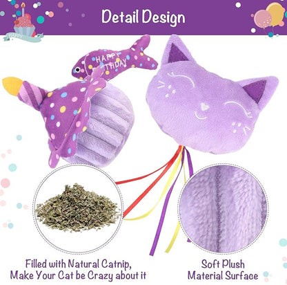 BINGPET Cat Birthday Catnip Toys - Image 2