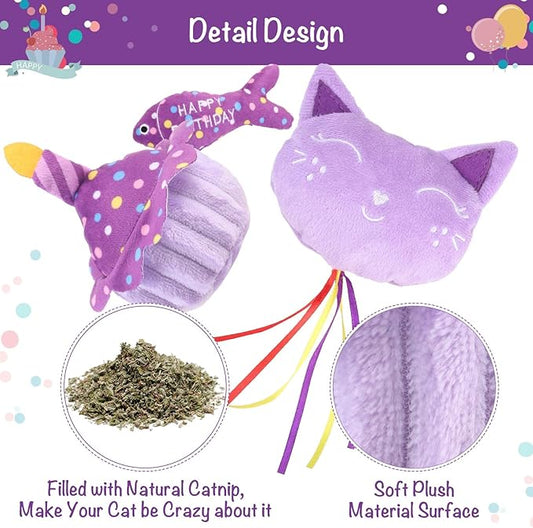 BINGPET Cat Birthday Catnip Toys - Image 2