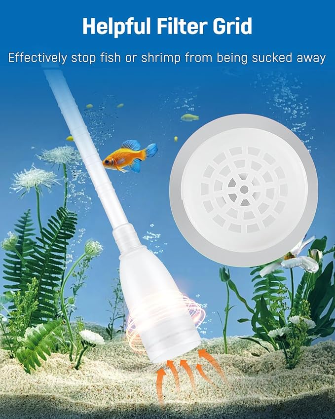 Pawfly Aquarium Water Changer Aquarium Siphon Vacuum Cleaner - Image 5