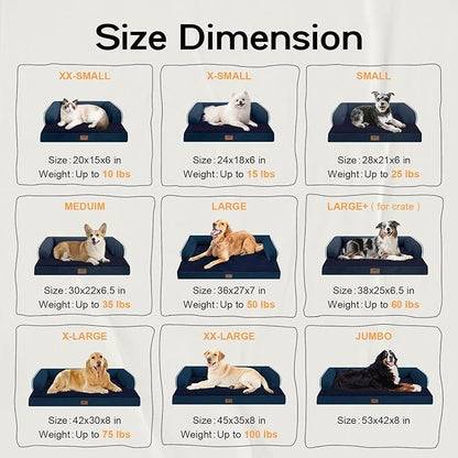 Small Dog Bed Waterproof Orthopedic Dog Beds - Image 2