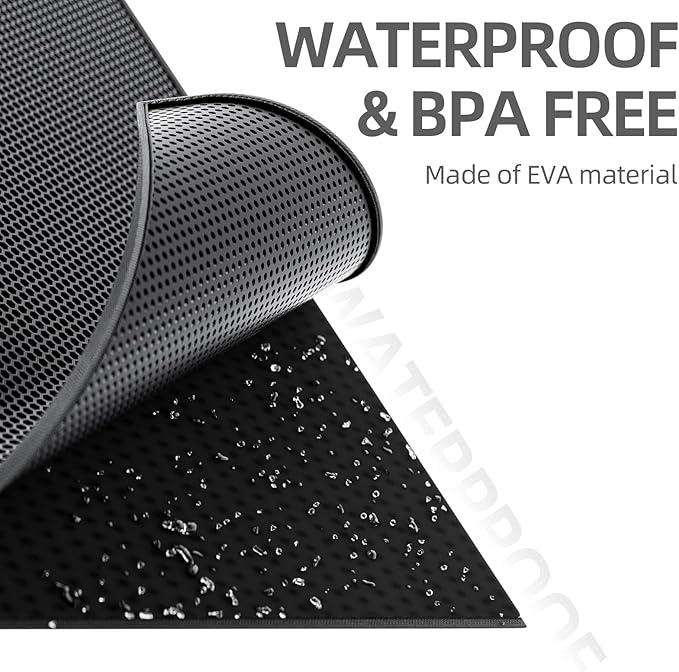ESTHELLO Cat Litter Mat, Cat Litter Trapping Mat, Honeycomb Double Layer Design - Image 4