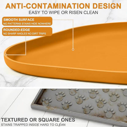 Silicone Pet Food Mat with Raised Edge - Image 5