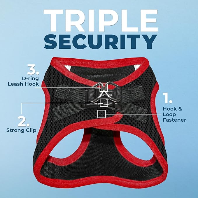 Best Pet Supplies Voyager Step-in Air All Weather Mesh Harness and Reflective - Image 2