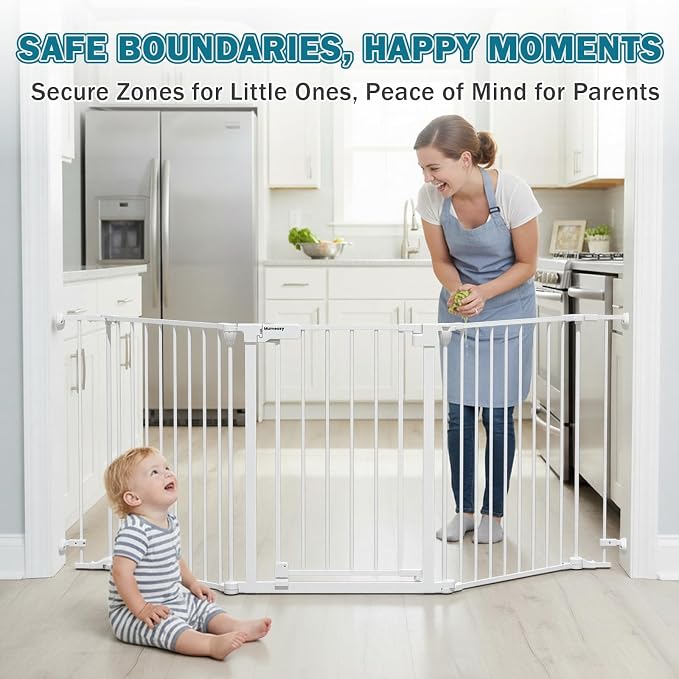 Mumeasy 80" Extra Wide Baby Gate - Image 7