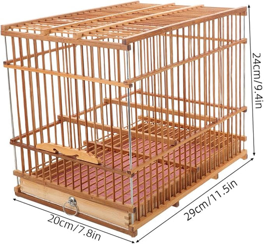 Lightweight Bird Cage Portable Woven Bird Carrier - Image 2