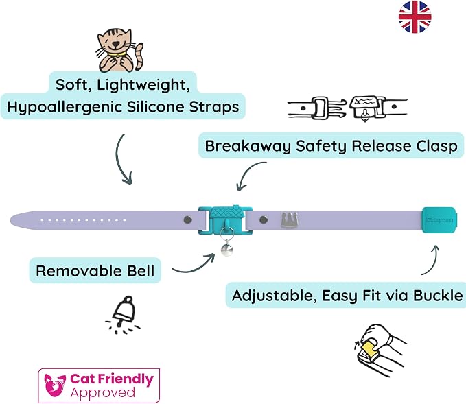 Kittyrama Mauve Cat Collar - Image 3