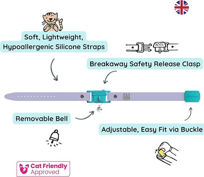 Kittyrama Mauve Cat Collar - Image 3