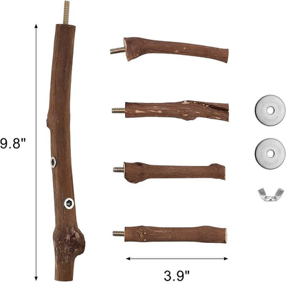 CozyCabin Natural Bird Perch Stand - Image 5
