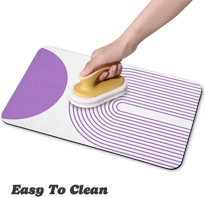 Dog Food Mats for Floors Waterproof, Cat Water Bowl Mats Pet Feeding Absorbent - Image 4