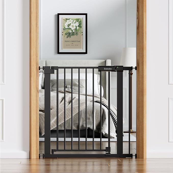 BABELIO Baby Gate for Doorways and Stairs, 31-36" Pet Gate by BABELIO