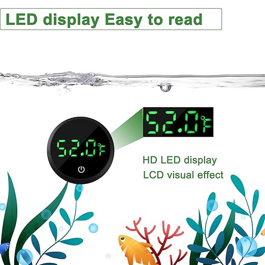 Aquarium Thermometer Digital Fish Tank Thermometer Led Display Fish Tank - Image 3