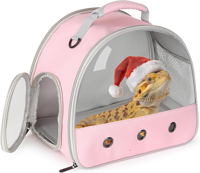 Bearded Dragon Carrier, Lizards Cage, Hamster Outdoor Used, Small Animal Travel by WEVONIGU