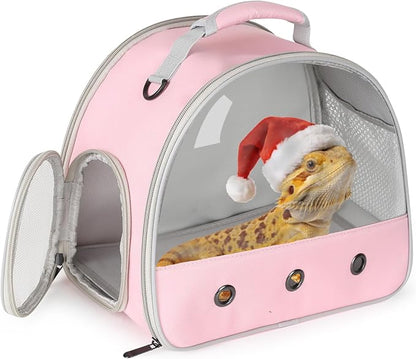 Bearded Dragon Carrier, Lizards Cage, Hamster Outdoor Used, Small Animal Travel by WEVONIGU
