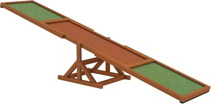 PawHut Wooden Dog Agility Seesaw by PawHut