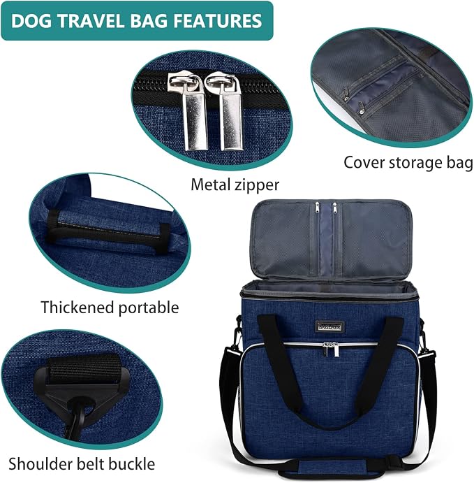 BAGLHER Dog Travel Bag, Pet Travel Bag, - Image 4