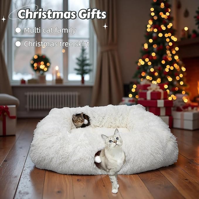XxingSheep 4 Cave Shuttled XL Cat Tunnel Bed - Image 2