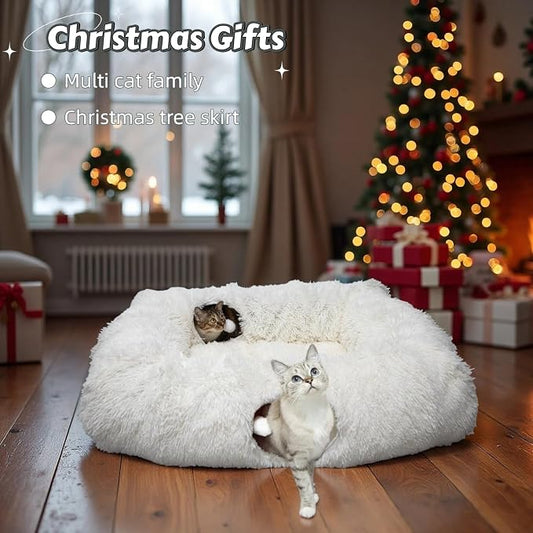 XxingSheep 4 Cave Shuttled XL Cat Tunnel Bed - Image 2