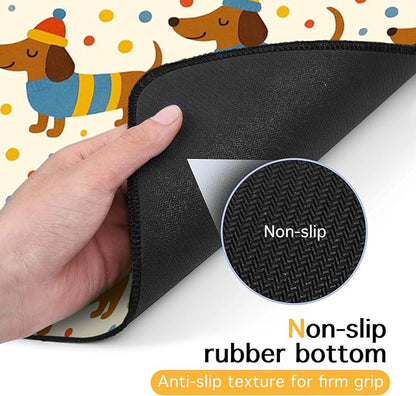 Adorable Dachshund Puppy Pet Food Mat - Image 7