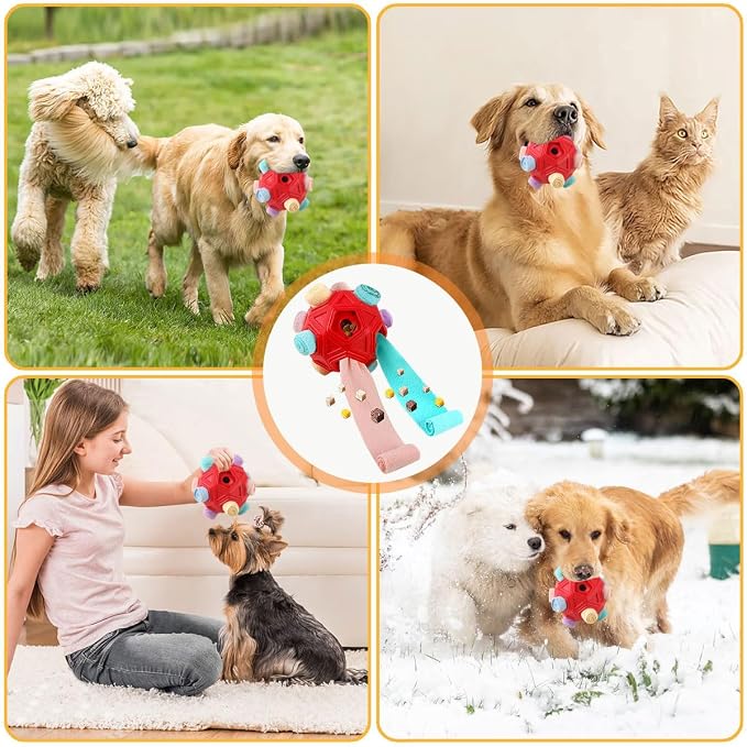 Dog Snuffle Ball-Interactive Puzzle Dog Toys Encourage Natural Foraging Skills - Image 6