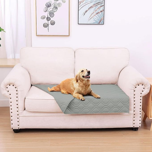 hyha Waterproof Dog Bed Blanket, Soft Pet Blankets, Waterproof Couch Cover by hyha