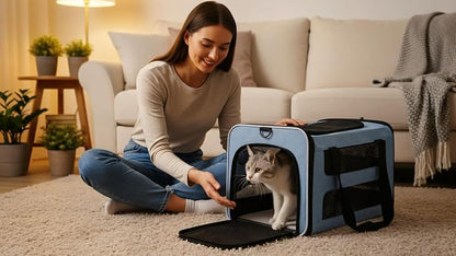 Cat Carrier Soft-Sided Travel Bag - Image 8