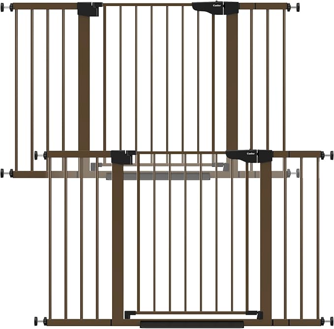 Cumbor 2 Pack 29.7"-51.5" Extra Wide Baby Gate by Cumbor