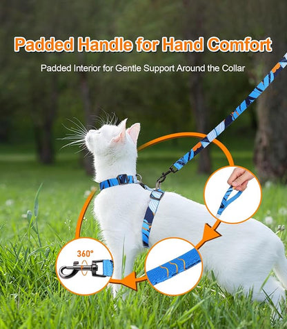 Halypet Cat Harness and Leash Set, Escape Proof Cat Harness, Safe Kitten Harness - Image 5