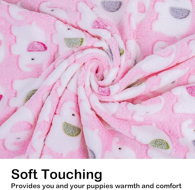 Dono 1 Pack 6 Dog Blankets, Soft Fluffy Fleece Pet Blanket Warm Sleep Mat Paw - Image 4