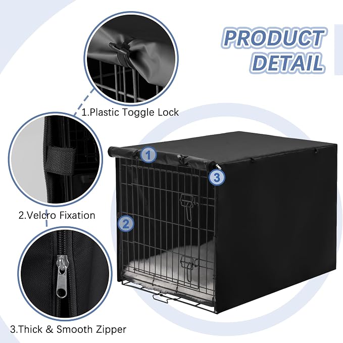Akinerri Dog Crate Cover - Image 2