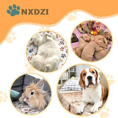 Dog Blankets for Medium Large Dogs, 3 Pack Dog Blanket Washable 41" x 31" - Image 3