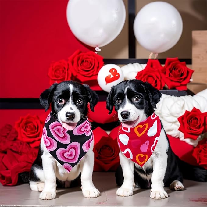 30 Pack Valentines Day Dog Bandanas Bulk - Image 5