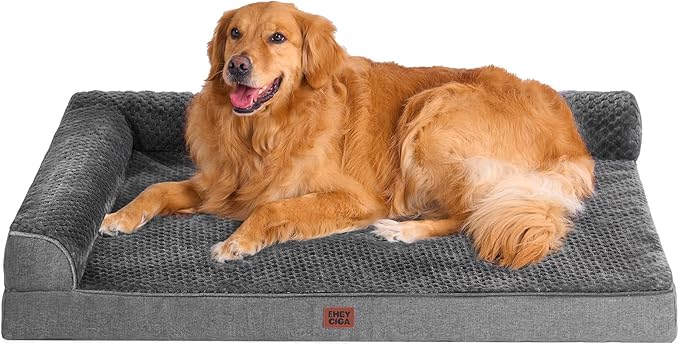 EHEYCIGA Extra Large Dog Bed Othorpedic, Memory Foam XL Dog Bed by EHEYCIGA