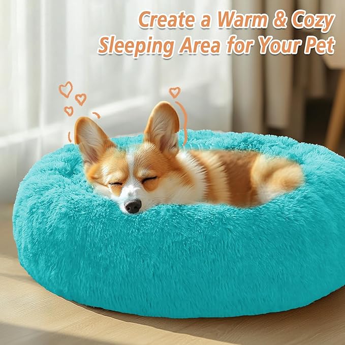 JOLLYVOGUE Calming Small Dog & Cat Bed - Image 4