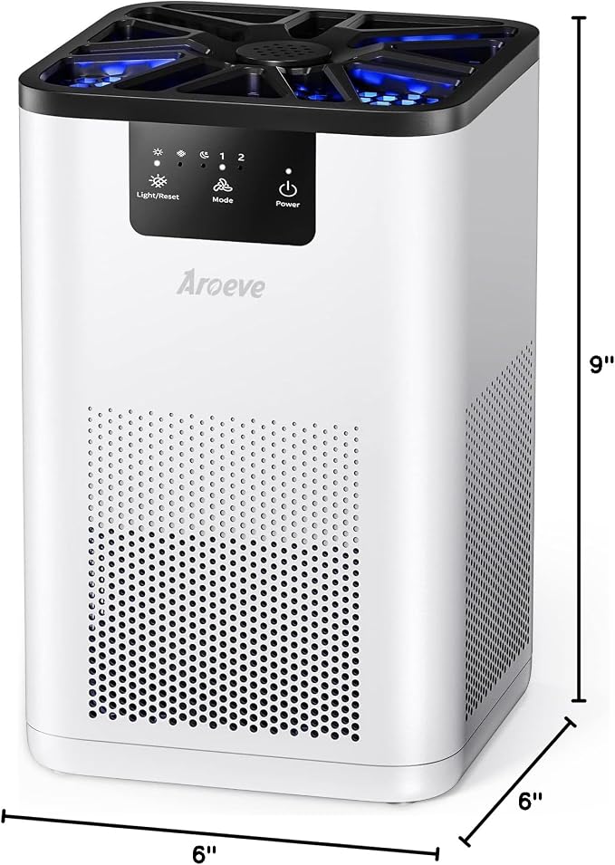 AROEVE Air Purifiers for Bedroom Air Purifier - Image 8