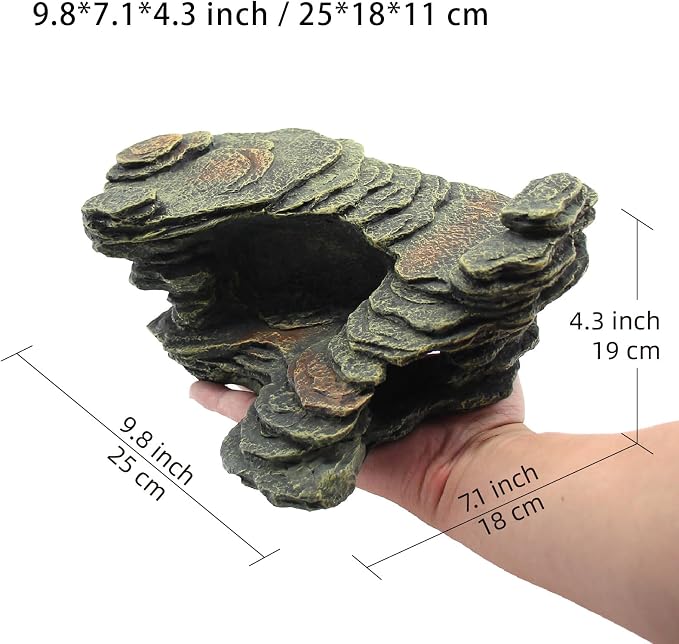 Turtle Basking Platform Shale Scape Step Ledge, Reptile Ladder Resting Terrace - Image 2