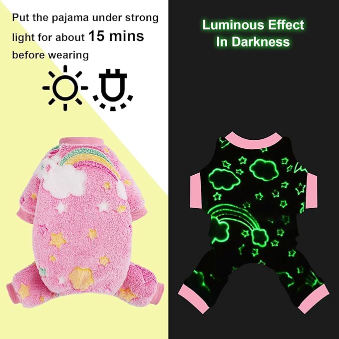 Dog Sweaters Small Girl Warm Fleece Pajamas, Cute Extra Small Dog Clothes - Image 2