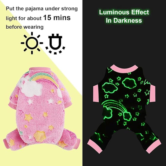 Dog Sweaters Small Girl Warm Fleece Pajamas, Cute Extra Small Dog Clothes - Image 2