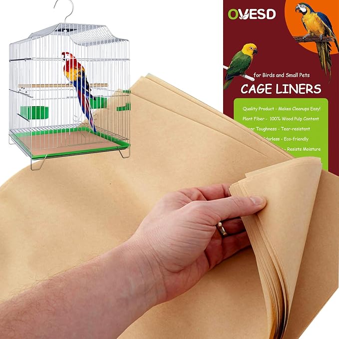 30PCS Bird Cage Liners by OVESD