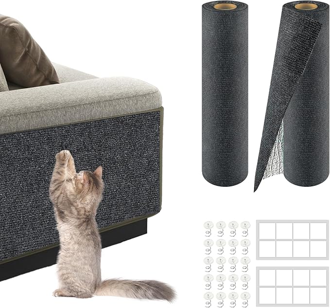 2Pack Total 78.7"x15.8" Cat Scratch Mat by ZLAFM