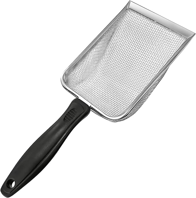 Cat Litter Scoop, Stainless Steel Mesh Scoop Away Cat Litter, Kitty Litter by SmartTail