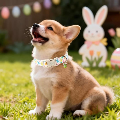 Easter Day Dog Collar, UP URARA PUP Easter Bunny Adjustable Pet Collar - Image 5