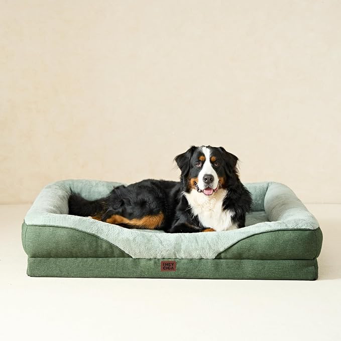 EHEYCIGA Orthopedic XL Dog Bed for Large Sized Dog, Waterproof Liner & Washable - Image 8